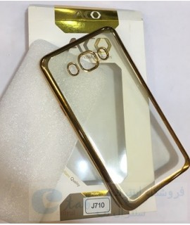 گارد شفاف دور طلایی گوشی سامسونگ مدل j7 core - j701 - جی 7 کور / جی 7 - j710 / j700 جی 710 j7 2016)  j710)